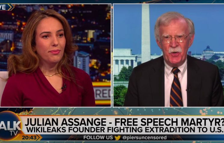 Watch Stella Assange Slap The Mustache Off John Bolton’s War Criminal Face