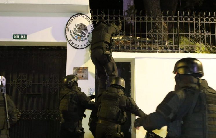 Invasión de la Embajada de México en Ecuador: Colapso del derecho internacional