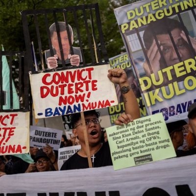 Duterte is in The Hague