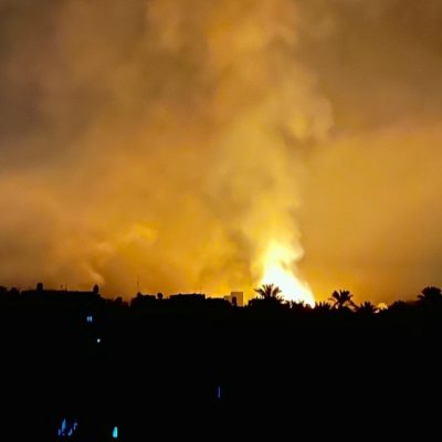 Fire still raining down on Gaza