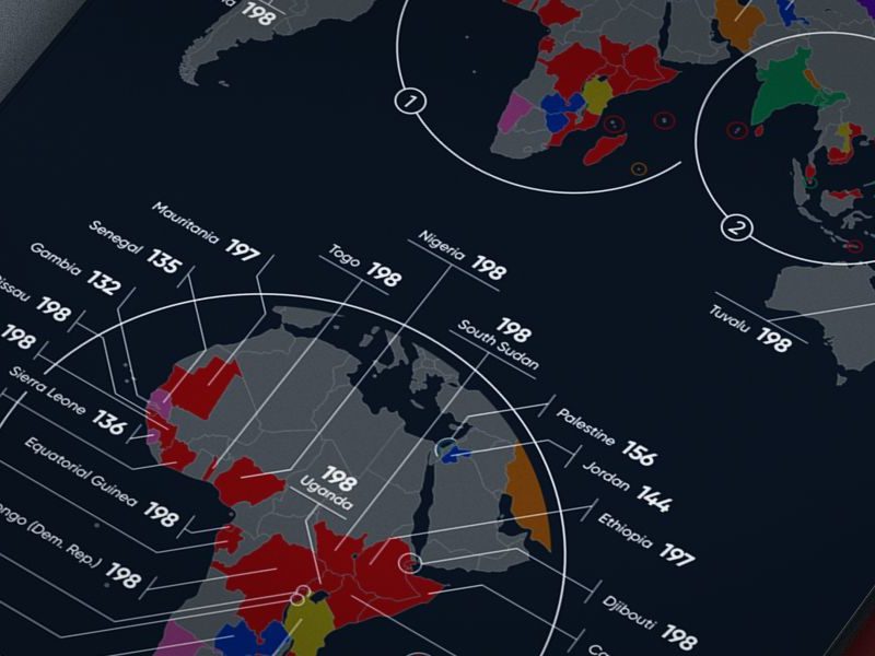 Where can the world travel freely? Mapping the most open countries