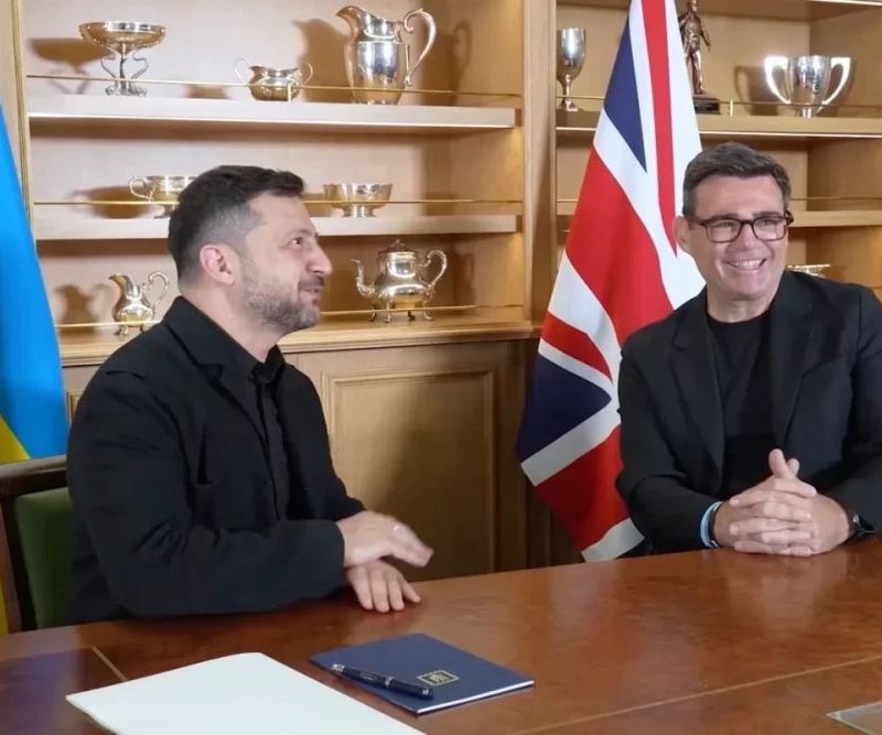Burnham dances right on cue as warmonger puppet PM