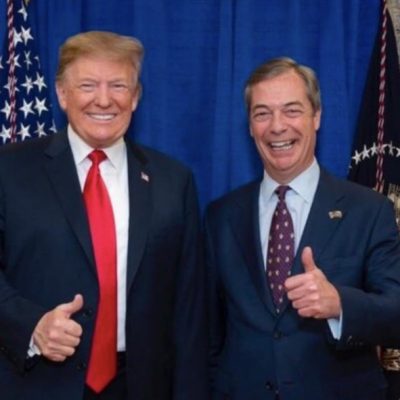 Trump and Farage gouging themselves has become out of control