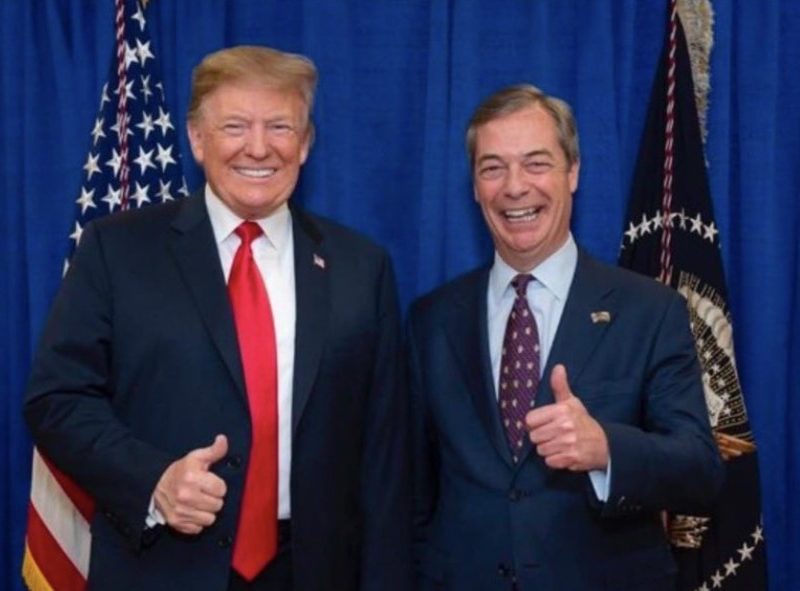 Trump and Farage gouging themselves has become out of control