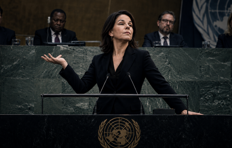 Annalena Baerbock als Symbol der aktuellen politischen Elite Deutschlands