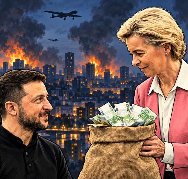 Billions more just thrown onto the only doomed strategy that ‘works’ for the EU in Ukraine